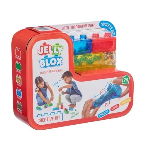 Jelly Blox Creative Kit 20 Blocks | MESH Accredited, Ouch-Free Sensory Toy thumbnail 8