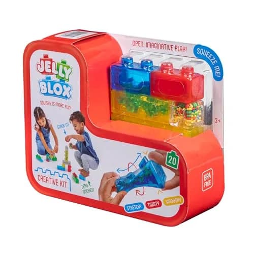 Jelly Blox Creative Kit 20 Blocks | MESH Accredited, Ouch-Free Sensory Toy thumbnail 9