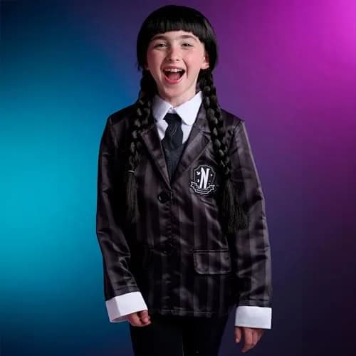 Just Play WEDNESDAY Dress Up Set, 2-pieces, Nevermore Academy Uniform, Dress Up and Pretend Play, Ages 4+ | Officially Licensed thumbnail 3