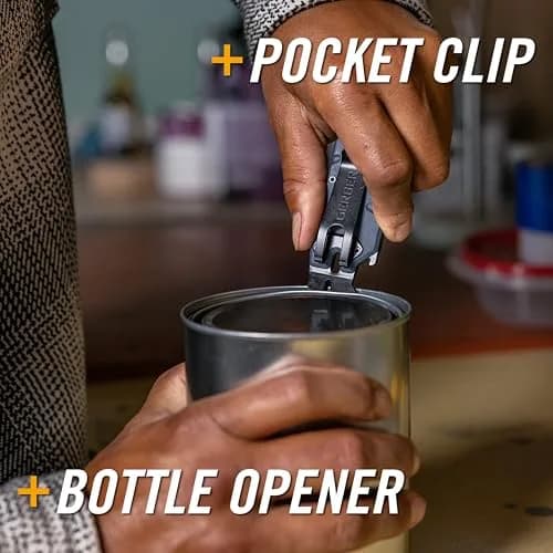 Gerber Prybrid Utility Knife Multitool 8-in-1 with Pry Bar & Bottle Opener, Blue thumbnail 4