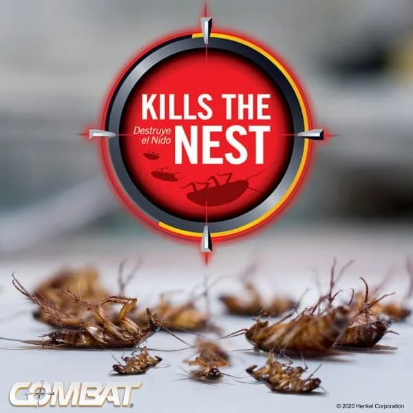 Combat Max Roach Killing Gel 6 Syringes, 12.6 Fl Oz (2.1 Fl Oz Each) | EPA Registered Pesticide for Indoor & Outdoor Use thumbnail 4