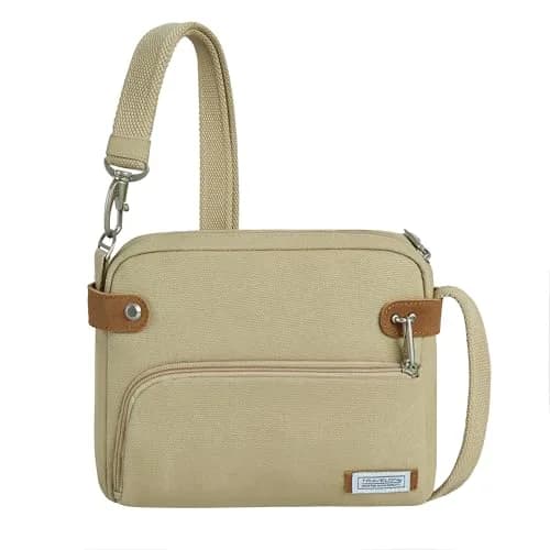 Travelon Anti-Theft Heritage Crossbody Bag 3L (9.5"W x 8"H x 2.5"D) | Secure & Stylish Travel Companion thumbnail 1