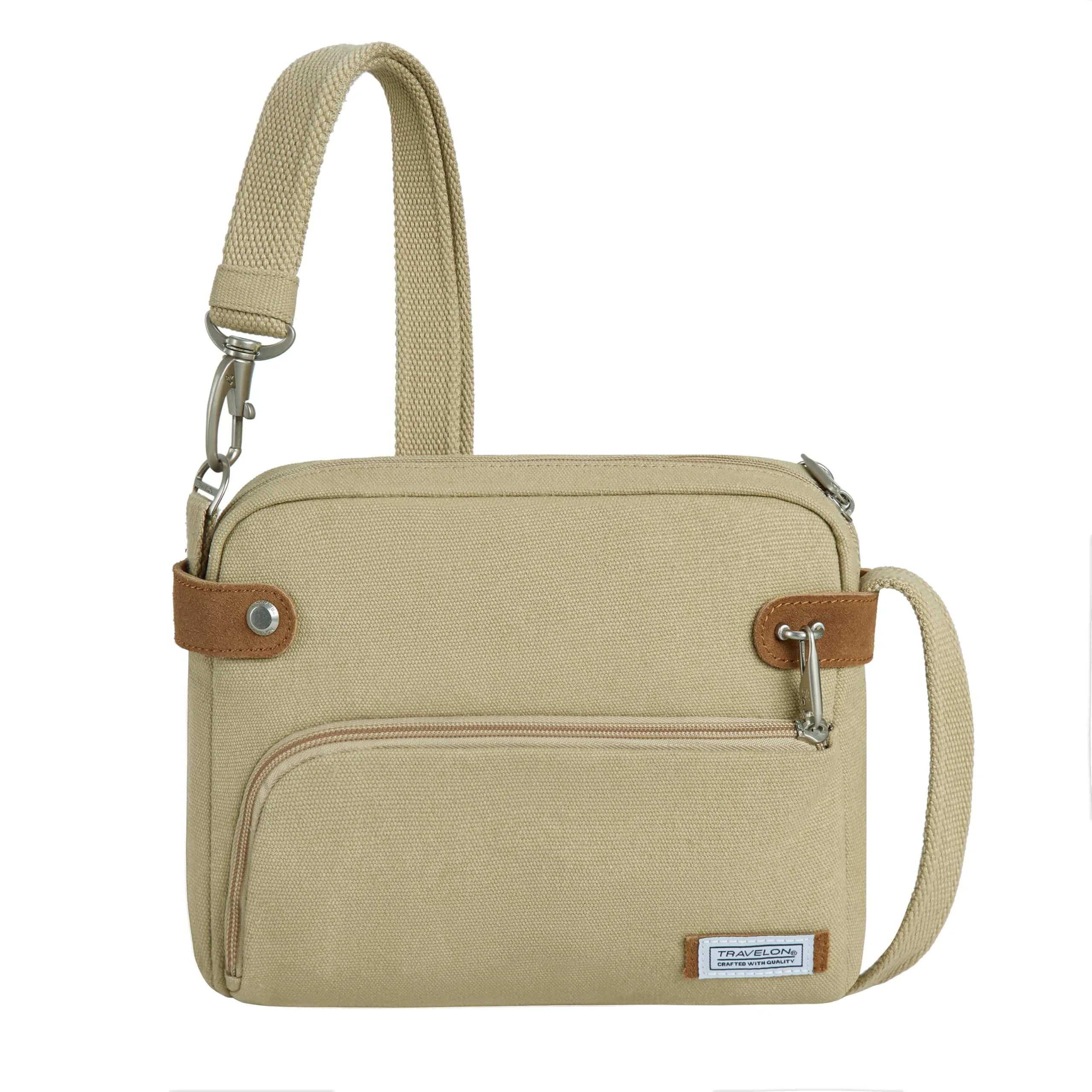Travelon Anti-Theft Heritage Crossbody Bag 3L (9.5"W x 8"H x 2.5"D) | Secure & Stylish Travel Companion - main product image