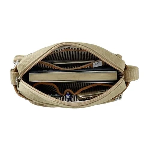 Travelon Anti-Theft Heritage Crossbody Bag 3L (9.5"W x 8"H x 2.5"D) | Secure & Stylish Travel Companion thumbnail 9