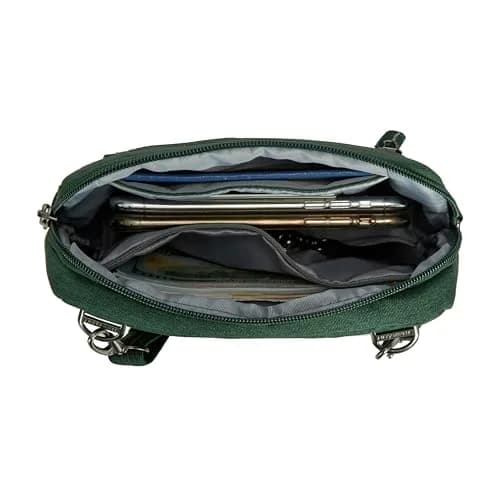 Travelon Anti-Theft Metro Convertible Small Crossbody Bag | RFID & Locking Zippers (70-120 chars) thumbnail 8
