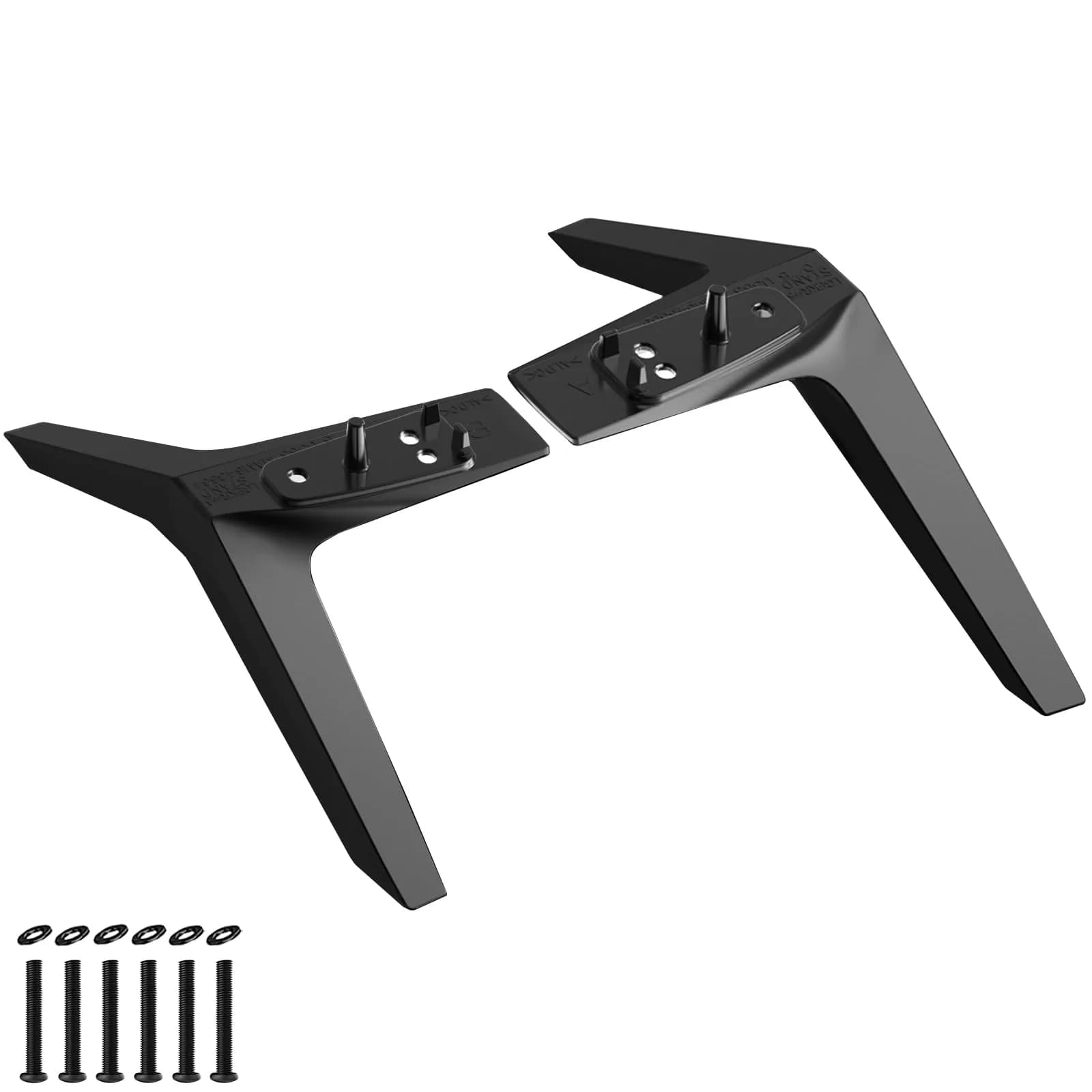 Maozhren Metal TV Stand Legs Replacement for LG 70" 75" TVs | Supports up to 200 lbs - main product image