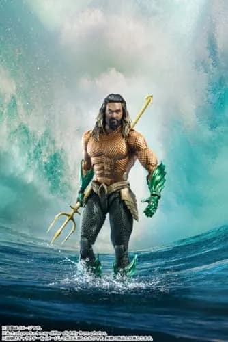 TAMASHII NATIONS Aquaman and The Lost Kingdom S.H.Figuarts Aquaman Action Figure 16.0 cm (6.3 inches) | Officially Licensed Collectible thumbnail 5