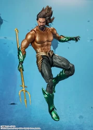 TAMASHII NATIONS Aquaman and The Lost Kingdom S.H.Figuarts Aquaman Action Figure 16.0 cm (6.3 inches) | Officially Licensed Collectible thumbnail 2