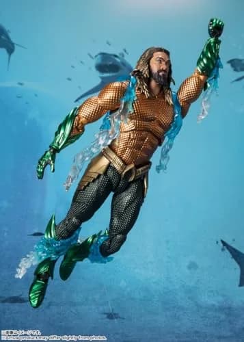 TAMASHII NATIONS Aquaman and The Lost Kingdom S.H.Figuarts Aquaman Action Figure 16.0 cm (6.3 inches) | Officially Licensed Collectible thumbnail 3