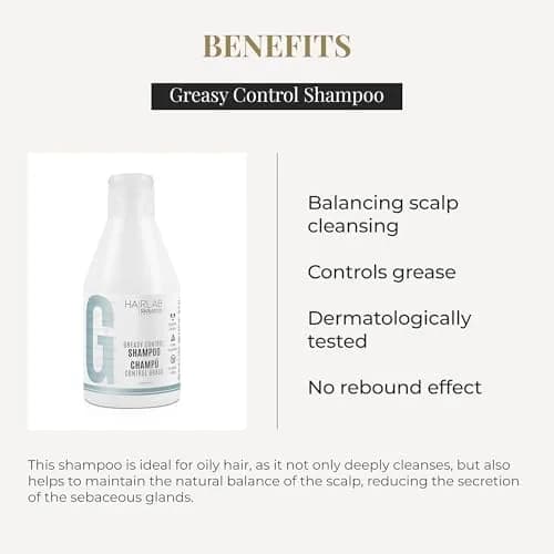 SALERM Shampoo for Oily Hair 300 ml | Greasy Control & Refresh thumbnail 3