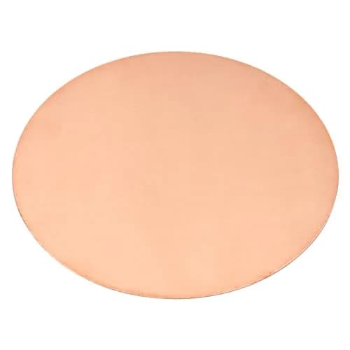 uxcell Pure Copper Sheet 150mm (6") Diameter x 1mm (0.04") Thickness | T2 Copper Metal Round Plate for Crafts, Electrical Repairs thumbnail 1