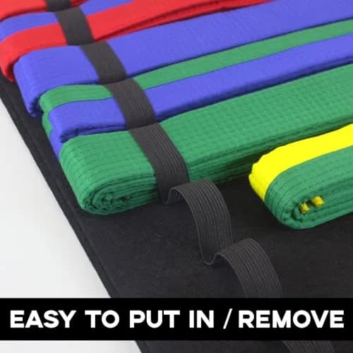 SANJHFF Karate Belt Display Rack Holds 12 Belts | Wall-Mount Martial Arts Organizer thumbnail 6