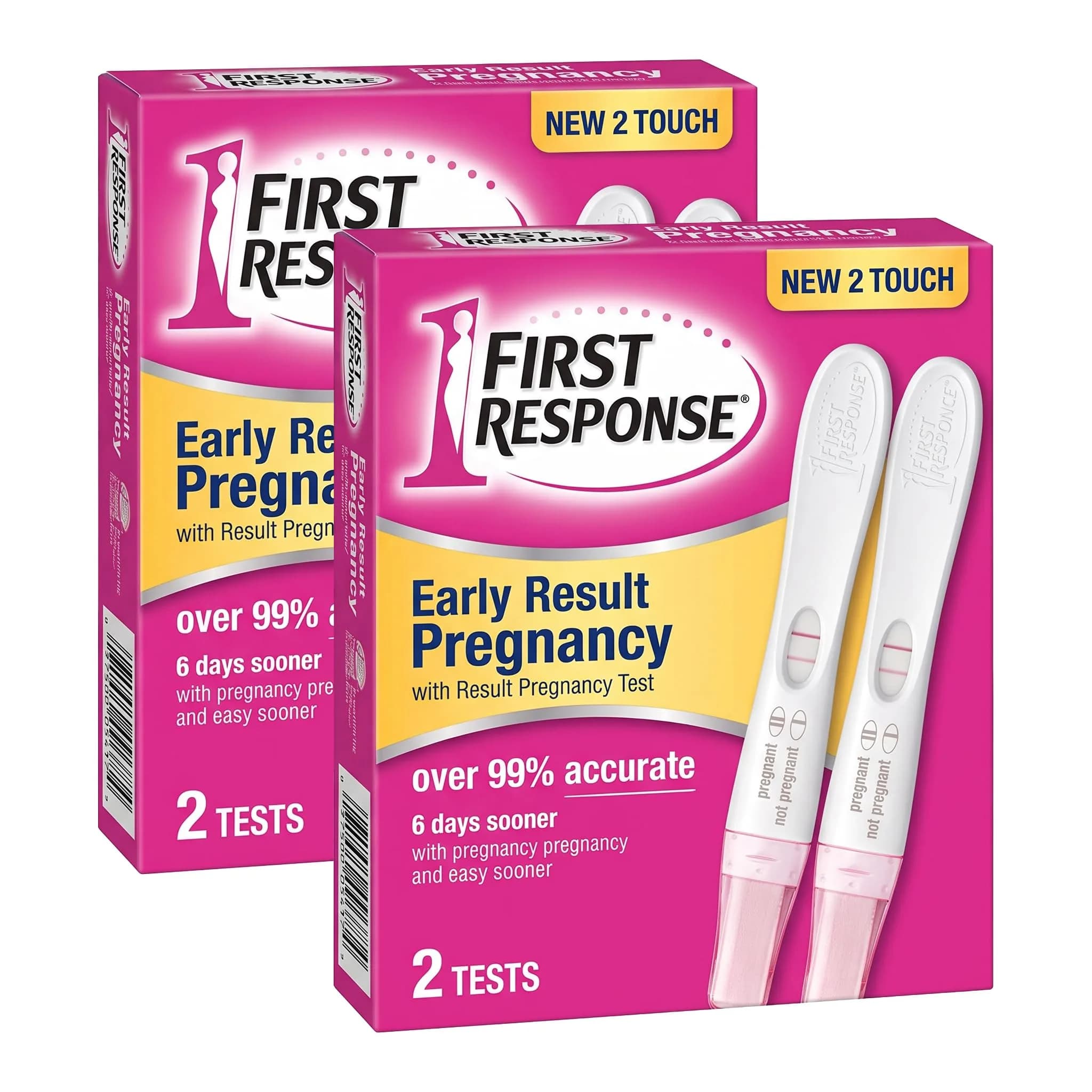 First Response Early Result Pregnancy Test 2 Pack | Detects Pregnancy 6 Days Sooner