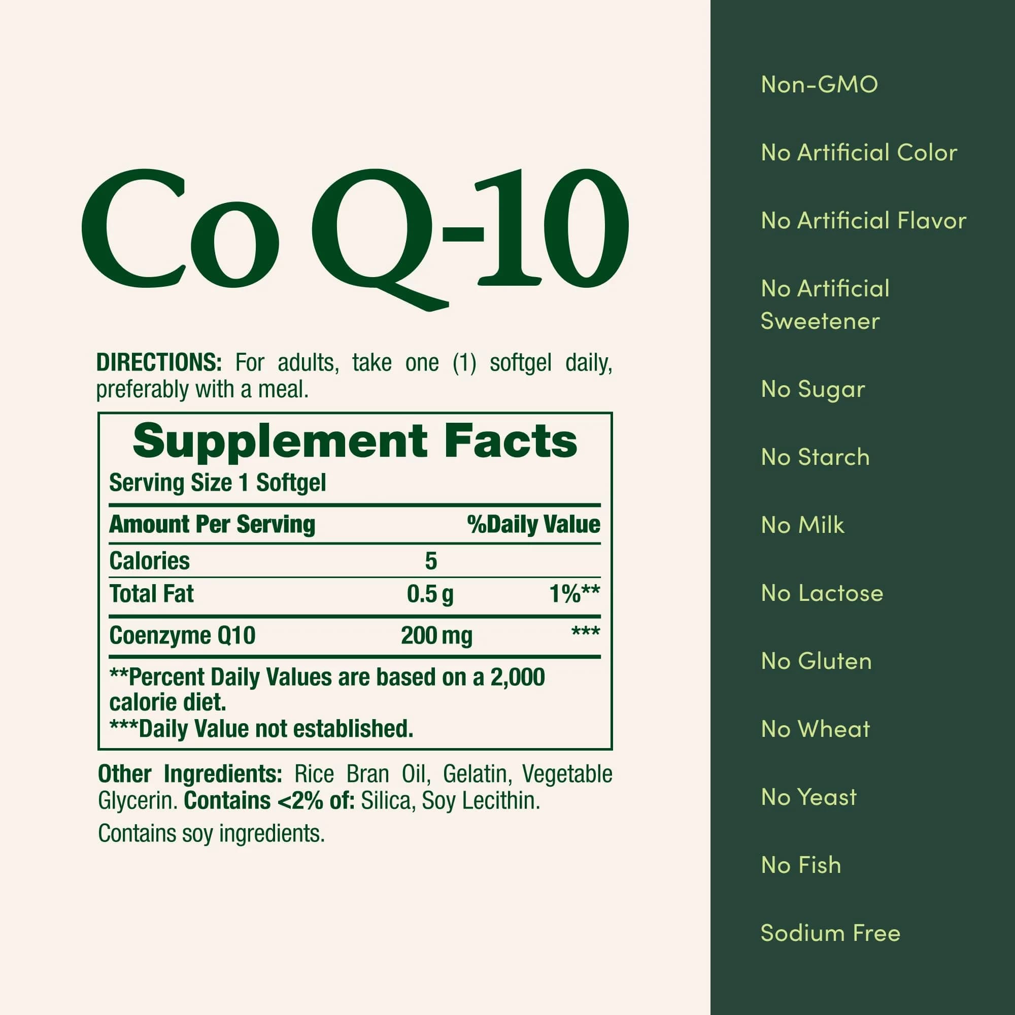 Nature's Bounty CoQ10 200mg Rapid Release Softgels, 240 Count | Supports Heart Health & Cellular Energy - view 6