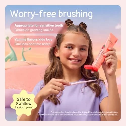 Boka Kids Toothpaste Strawberry Mango Nano Hydroxyapatite Fluoride-Free 4 oz (113 g) | Dentist Recommended for Enamel Care thumbnail 4