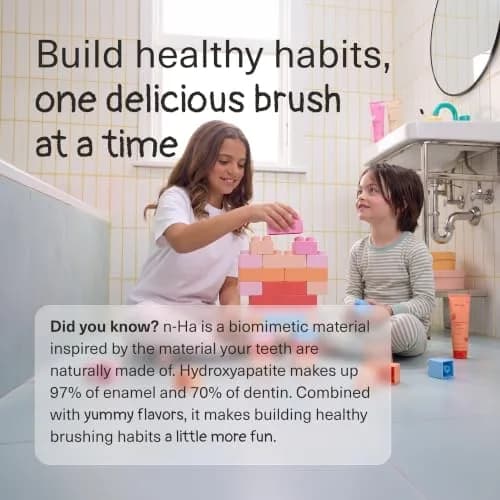 Boka Kids Toothpaste Strawberry Mango Nano Hydroxyapatite Fluoride-Free 4 oz (113 g) | Dentist Recommended for Enamel Care thumbnail 7