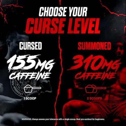 JNX The Curse! Pre Workout Powder with Creatine 155mg, Watermelon | High-Energy, Focus & Pumps (70-120 chars) thumbnail 4