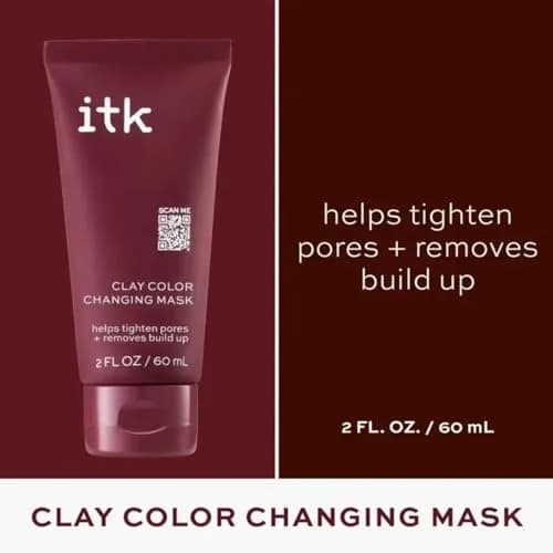 I.T.K. Clay Color Changing Mask 2 oz | Pore Tightening & Oil Absorption for All Skin Types thumbnail 3