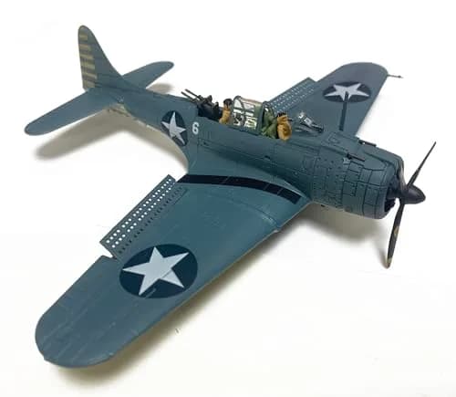 wltk Douglas SBD Dauntless 1/72 Diecast Aircraft Model | WWII Naval Scout & Dive Bomber thumbnail 1