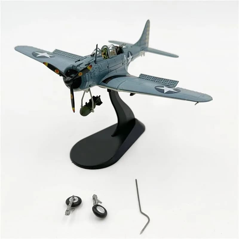 wltk Douglas SBD Dauntless 1/72 Diecast Aircraft Model | WWII Naval Scout & Dive Bomber thumbnail 10