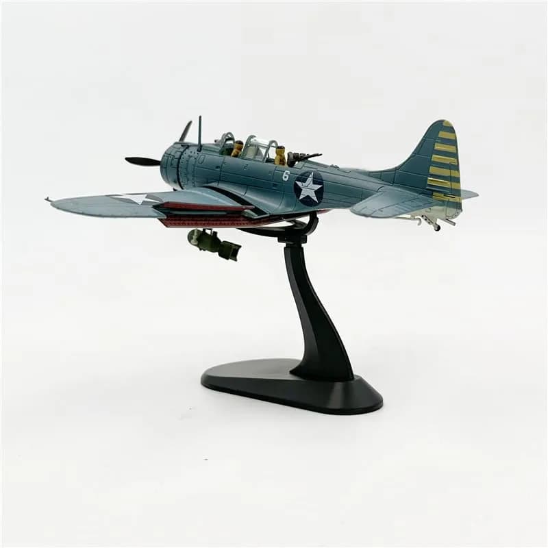 wltk Douglas SBD Dauntless 1/72 Diecast Aircraft Model | WWII Naval Scout & Dive Bomber thumbnail 12