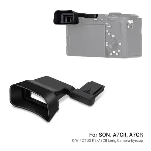 Kiorafoto Extended Eyecup for Sony Alpha A7CII A7CR Cameras | Blocks Stray Light & Protects Viewfinder thumbnail 6