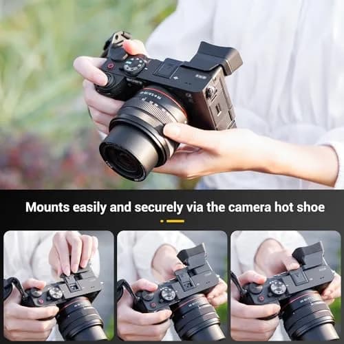 Kiorafoto Extended Eyecup for Sony Alpha A7CII A7CR Cameras | Blocks Stray Light & Protects Viewfinder thumbnail 2