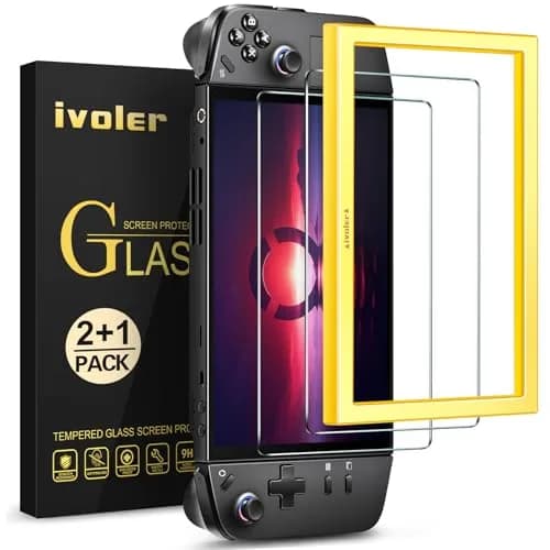 ivoler Ultra HD Clear Screen Protector for Lenovo Legion Go 8.8'' | Tempered Glass 2-Pack with Alignment Frame thumbnail 1