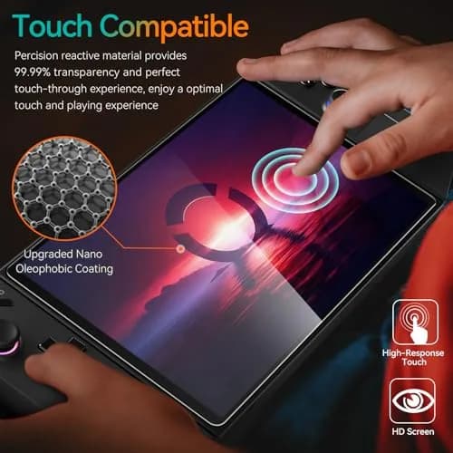 ivoler Ultra HD Clear Screen Protector for Lenovo Legion Go 8.8'' | Tempered Glass 2-Pack with Alignment Frame thumbnail 8