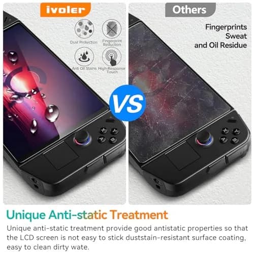ivoler Ultra HD Clear Screen Protector for Lenovo Legion Go 8.8'' | Tempered Glass 2-Pack with Alignment Frame thumbnail 9