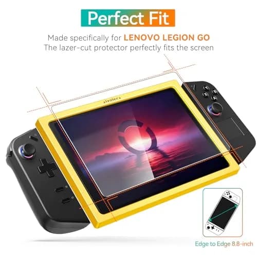 ivoler Ultra HD Clear Screen Protector for Lenovo Legion Go 8.8'' | Tempered Glass 2-Pack with Alignment Frame thumbnail 2