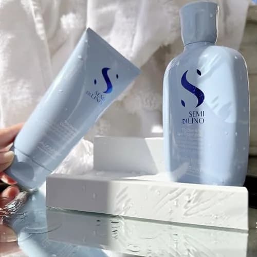 ALFAPARF MILANO Semi di Lino Density Thickening Conditioner – 6.76 fl oz | Vegan, Recyclable, Vegan Formula for Thinning & Aging Hair thumbnail 9