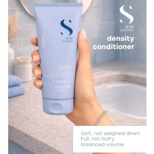 ALFAPARF MILANO Semi di Lino Density Thickening Conditioner – 6.76 fl oz | Vegan, Recyclable, Vegan Formula for Thinning & Aging Hair thumbnail 3
