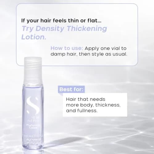 ALFAPARF MILANO Semi di Lino Density Thickening Serum with Heat Protection | Vegan, Replenishing, for Thin & Aging Hair thumbnail 5