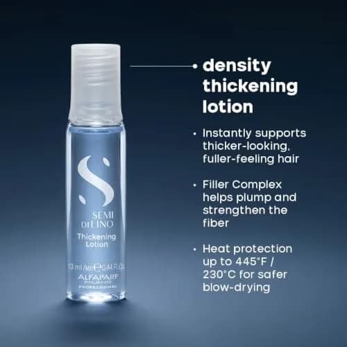 ALFAPARF MILANO Semi di Lino Density Thickening Serum with Heat Protection | Vegan, Replenishing, for Thin & Aging Hair thumbnail 3