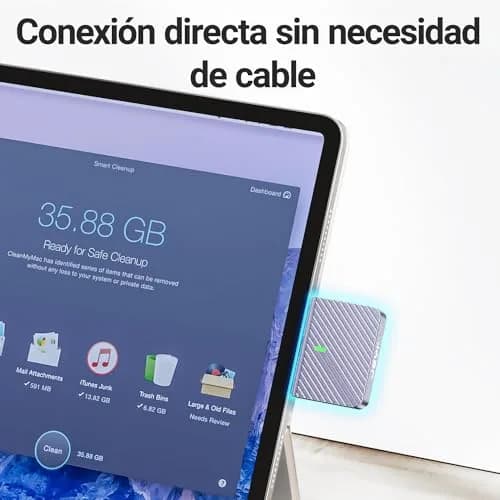 JEYI i9 Zebra 2230C Wire-Free M.2 NVMe Enclosure 40mm | USB-C 10Gbps Portable SSD Adapter thumbnail 4