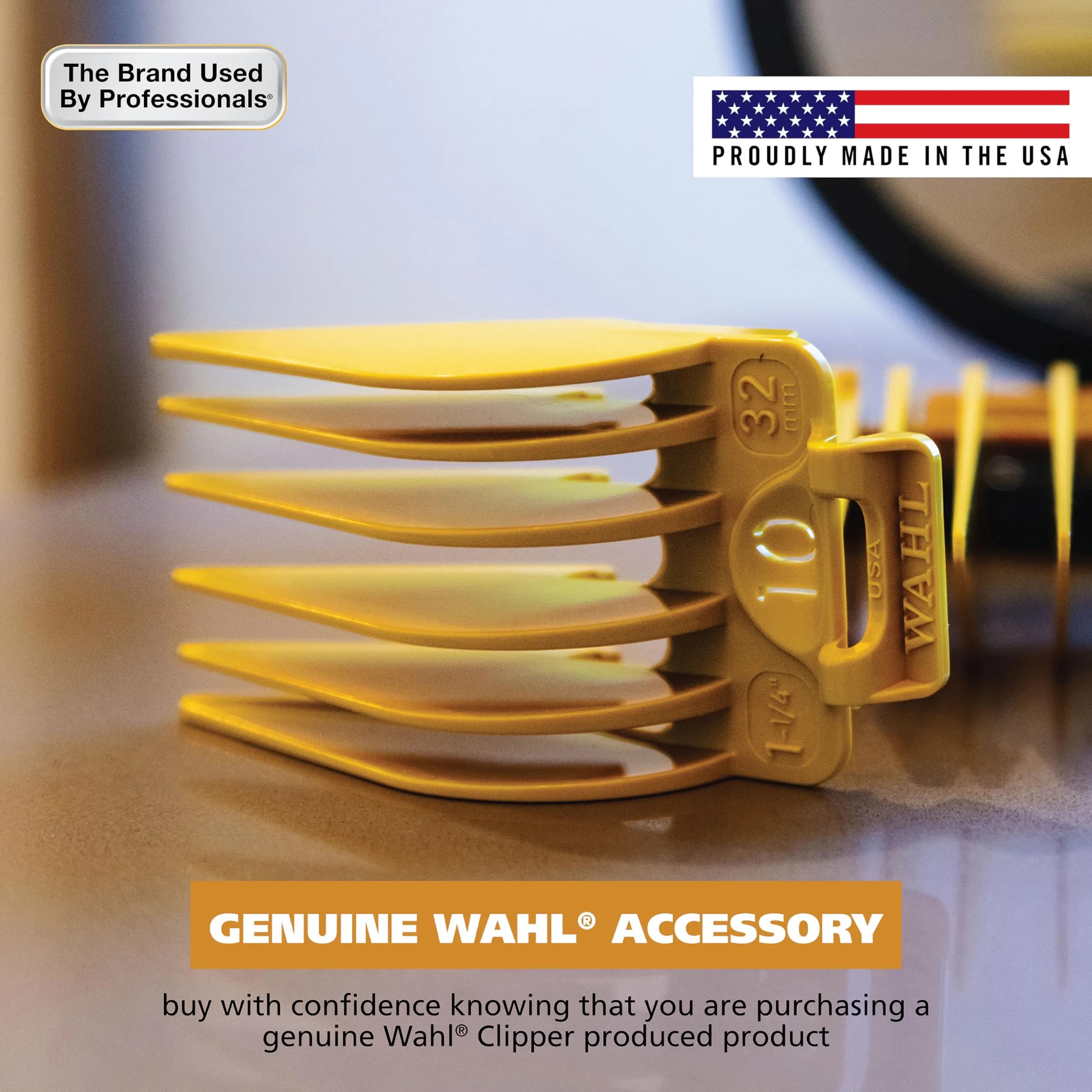 Wahl Secure Fit Attachment Guard Set, #10 (1-1/4") & #12 (1-1/2") | Genuine USA Import for Long Haircuts - view 6