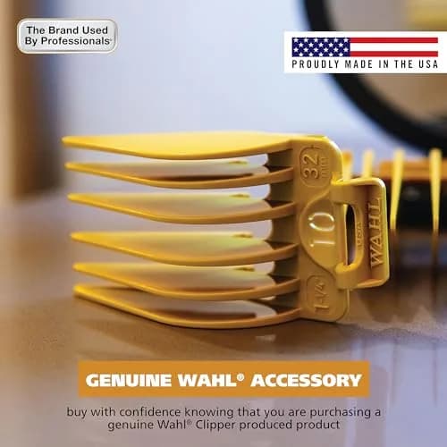 Wahl Secure Fit Attachment Guard Set, #10 (1-1/4") & #12 (1-1/2") | Genuine USA Import for Long Haircuts thumbnail 6