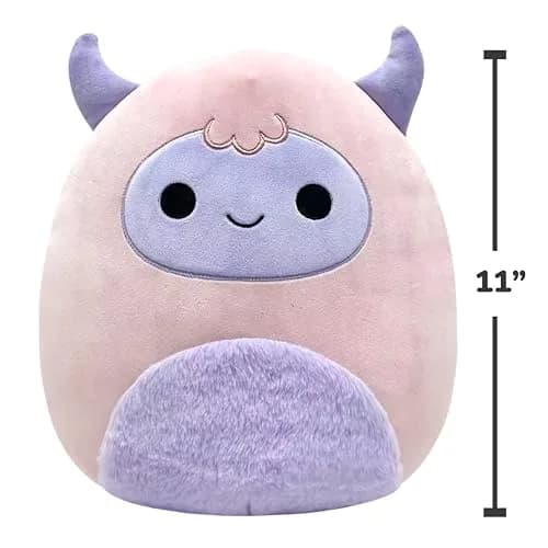 Squishmallows 11-Inch Ronalda Yeti Plush | Ultrasoft Pink & Purple Toy for Kids thumbnail 2
