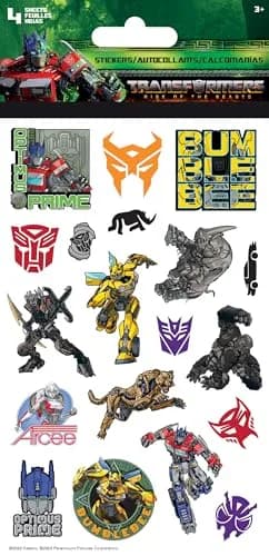 Trends International Transformers - Rise of The Beast Stickers 4 Sheet | Durable, Non-Toxic, Easy Peel thumbnail 1