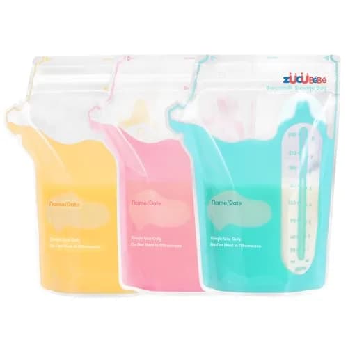 ZÜCÜBéBé Breastmilk Storage Bags 8oz (150 Count) | BPA-Free, Leakproof, Self-Standing with Pour Spout thumbnail 1
