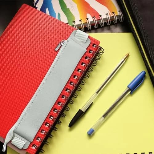 Aswewamt 5 Pcs Elastic Notebook Band Holders PU Leather Adjustable Pen Sleeve Pouch for Notebook Planners Binders Books | Multifunctional & Portable thumbnail 6