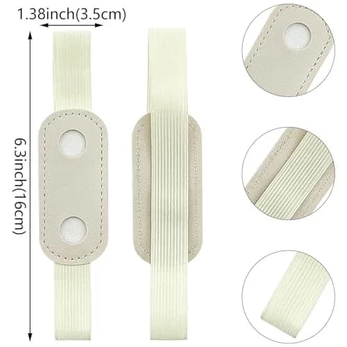 Aswewamt 15 Pcs Elastic Notebook Band Holders PU Leather Adjustable Pen Loop | Fits Most Notebooks & Binders thumbnail 2
