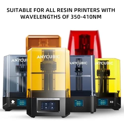 ANYCUBIC 3D Printer Resin, 405nm High Precision Fast Curing UV Photopolymer Resin for LCD 3D Printing, Grey 2kg (70.5 oz) | High Precision & Stability thumbnail 3