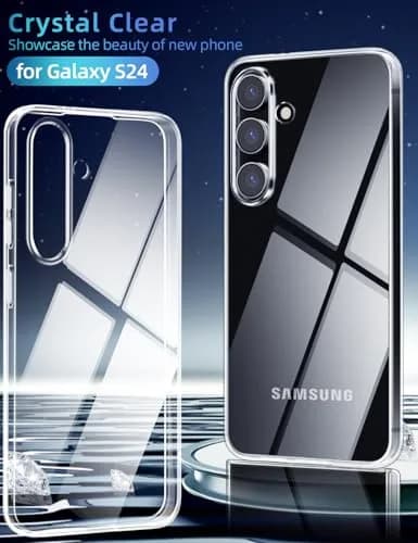 X-level Clear Case for Samsung Galaxy S24 | Slim Fit, Non-Yellowing, Matte Finish thumbnail 2