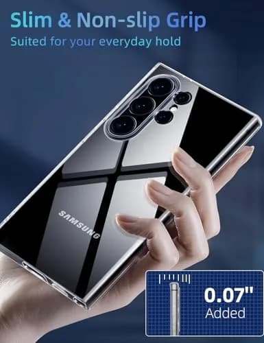 X-level Clear Case for Samsung Galaxy S24 Ultra | Slim Fit, Matte Finish, Ultra-Thin thumbnail 6