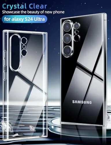X-level Clear Case for Samsung Galaxy S24 Ultra | Slim Fit, Matte Finish, Ultra-Thin thumbnail 2
