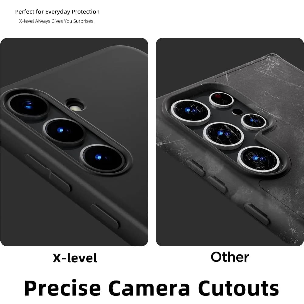 X-level Black Slim Fit Case for Samsung Galaxy S24 Plus | Ultra-Thin, Matte Finish, Baby Skin Feel thumbnail 5