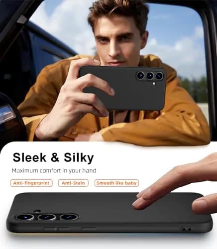 X-level Black Slim Fit Case for Samsung Galaxy S24 Plus | Ultra-Thin, Matte Finish, Baby Skin Feel thumbnail 7