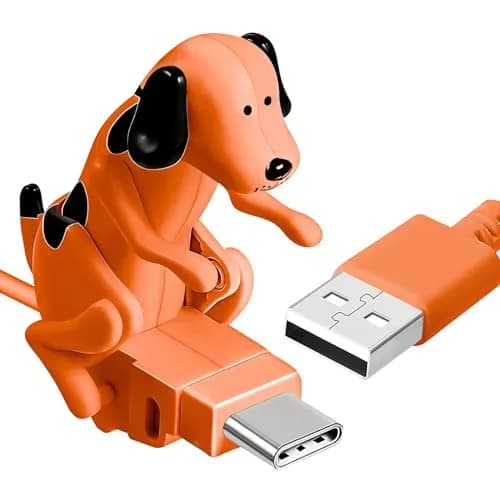 Fourmor Funny Dog Fast Charger Cable - Dog Charging Cable, Portable Stray Dog USB, Type-C & iPhone Models, 1 Pack thumbnail 1